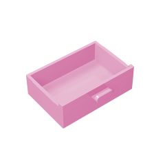 Cupboard 2 x 3 Drawer #4536 Bright Pink