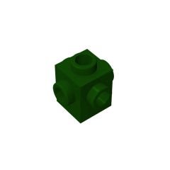 Brick Special 1 x 1 Studs on 4 Sides #4733 Dark Green