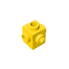 Brick Special 1 x 1 Studs on 4 Sides #4733 Yellow