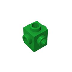 Brick Special 1 x 1 Studs on 4 Sides #4733 Green