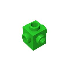 Brick Special 1 x 1 Studs on 4 Sides #4733 Bright Green