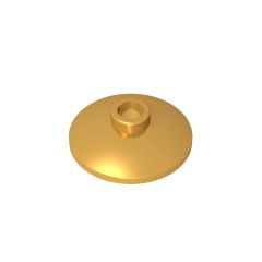 Dish 2 x 2 Inverted (Radar) #4740 Pearl Gold