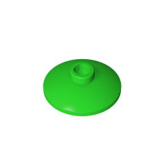 Dish 2 x 2 Inverted (Radar) #4740 Bright Green