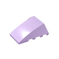 Wedge Curved 4 x 4 No Top Studs #47753 Lavender