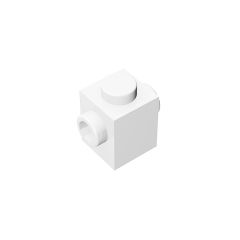 Brick Special 1 x 1 with Studs on 2 Sides #47905 White