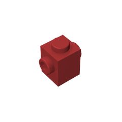 Brick Special 1 x 1 with Studs on 2 Sides #47905 Dark Red