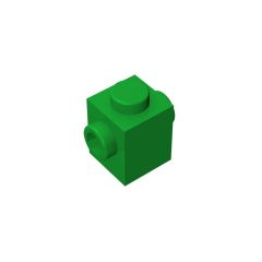 Brick Special 1 x 1 with Studs on 2 Sides #47905 Green