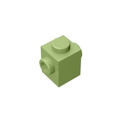 Brick Special 1 x 1 with Studs on 2 Sides #47905 Olive Green
