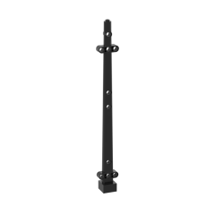 Boat, Mast 2 x 2 x 20 with Holes and Axle Hole #48002 Black