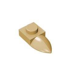 Plate Special 1 x 1 with Tooth #49668 Tan