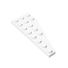 Wedge Plate 8 x 3 Left #50305 White