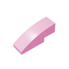 Slope Curved 3 x 1 No Studs #50950 Bright Pink