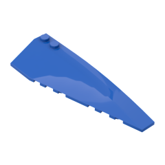 Wedge Curved 10 x 3 Right #50956 Blue