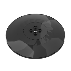 Dish 10 x 10 Inverted (Radar) (Undetermined Type) #50990 Black