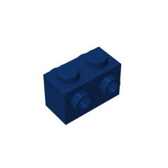 Brick Special 1 x 2 with Studs on 2 Sides #52107 Dark Blue