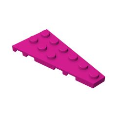 Wedge Plate 6 x 3 Right #54383 Magenta