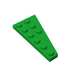 Wedge Plate 6 x 3 Left #54384 Green