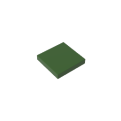 Flat Tile 2 x 2 #3068 Army Green Gobricks 1 KG