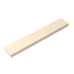 Tile 1 x 6 with Groove #6636 Wheat Gobricks