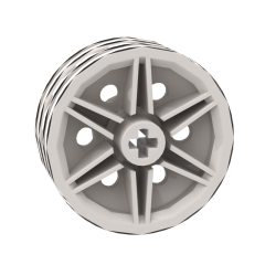 Wheel 30mm D. x 14mm (For Tire 43.2 x 14) #56904 White