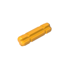 Technic Axle 2 Notched #32062 Bright Light Orange Gobricks