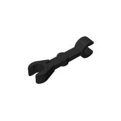 Arm Mechanical Straight (Droid) - 2 Clips at 90#59230 Black