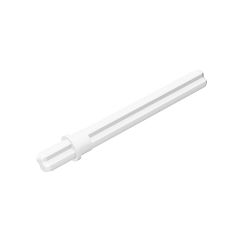 Technic Axle 5.5 with Stop - Rounded Short End #59426 White