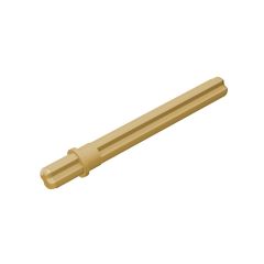 Technic Axle 5.5 with Stop - Rounded Short End #59426 Tan