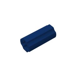 Technic Axle Connector Smooth [with x Hole + Orientation] #59443 Dark Blue