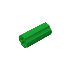 Technic Axle Connector Smooth [with x Hole + Orientation] #59443 Green 1/4 KG