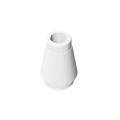 Nose Cone Small 1 x 1 #59900 White