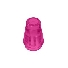 Nose Cone Small 1 x 1 #59900 Trans-Dark Pink