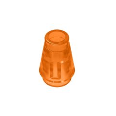 Nose Cone Small 1 x 1 #59900 Trans-Orange