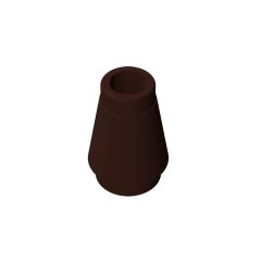 Nose Cone Small 1 x 1 #59900 Dark Brown