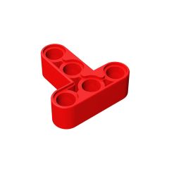 Technic Beam 3 x 3 T-Shape Thick #60484 Red
