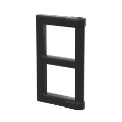 Pane For Window 1 x 2 x 3 With Thick Corner Tabs #60608