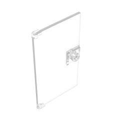 Door 1 x 4 x 6 Smooth [Undetermined Stud Handle] #60616 Trans-Clear