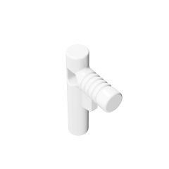 Equipment Hose Nozzle / Gun with Side String Hole Simplified #60849 White