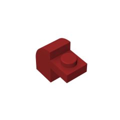 Brick Curved 1 x 2 x 1 1/3 with Curved Top #6091 Dark Red 10 pieces