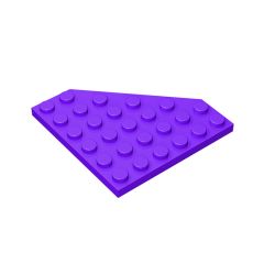 Wedge Plate 6 x 6 Cut Corner #6106 Dark Purple