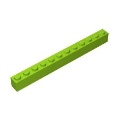 Brick 1 x 12 #6112 Lime