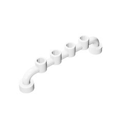 Bar 1 x 6 [Closed Studs] #6140 White