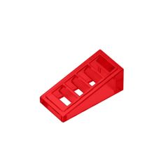 Slope 18 2 x 1 x 2/3 with 4 Slots #61409 Trans-Red