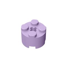 Brick Round 2 x 2 with Axle Hole #6143 Lavender