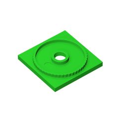 Turntable 4 x 4 Square Base Locking #61485