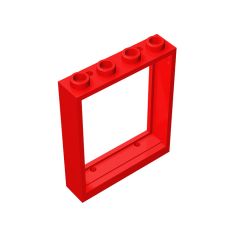Door Frame 1 x 4 x 4 (Lift) #6154 Red
