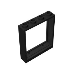 Door Frame 1 x 4 x 4 (Lift) #6154 Black 10 pieces