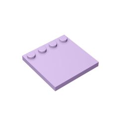 Plates Special 4 x 4 with Studs on One Edge [Plain] #6179 Lavender