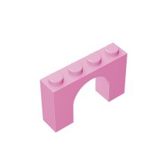 Brick Arch 1 x 4 x 2 #6182 Bright Pink