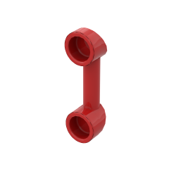 Bar 1 x 3, Radio Handle, Phone Handset #6190 Red